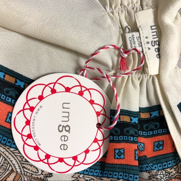 Umgee | Scarf Print Dolman Long Sleeve Kimono - Picture 5 of 8